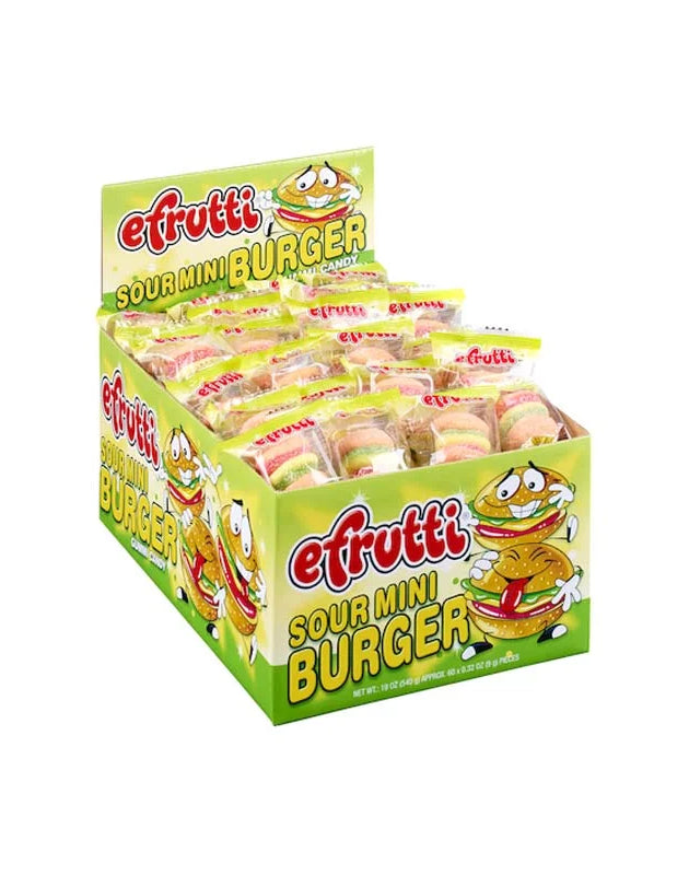 E-Frutti Gummy Burgers (60 Count) - 0.32 oz image 0