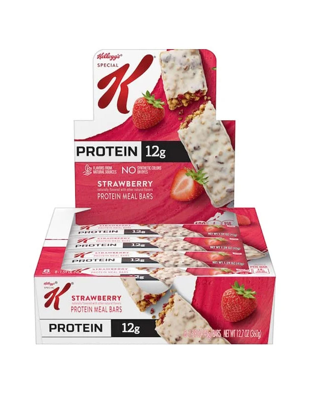Kellogg's Special K Protein Bar Strawberry 8 Count - 1.59 oz image 0