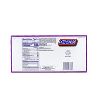 Snickers Peanut Brownie Squares King-Size Chocolate Candy Bar (24 Count) - 2.4 oz image 2