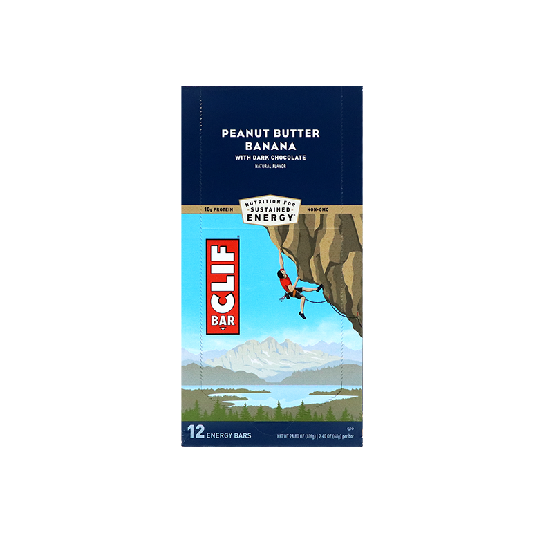 Clif Peanut Butter Dark Chocolate Banana Energy Bar 12 Count - 2.4 oz image 0