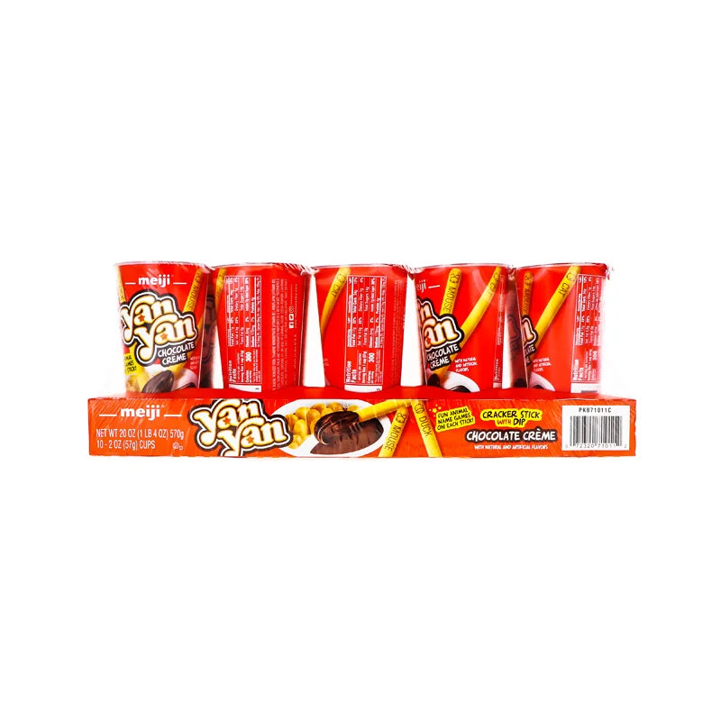Meiji Yan Yan Chocolate Cream Cup 10 Count - 2 oz image 0