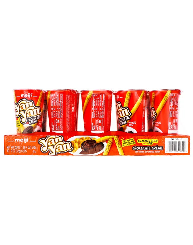 Meiji Yan Yan Chocolate Cream Cup 10 Count - 2 oz image 0