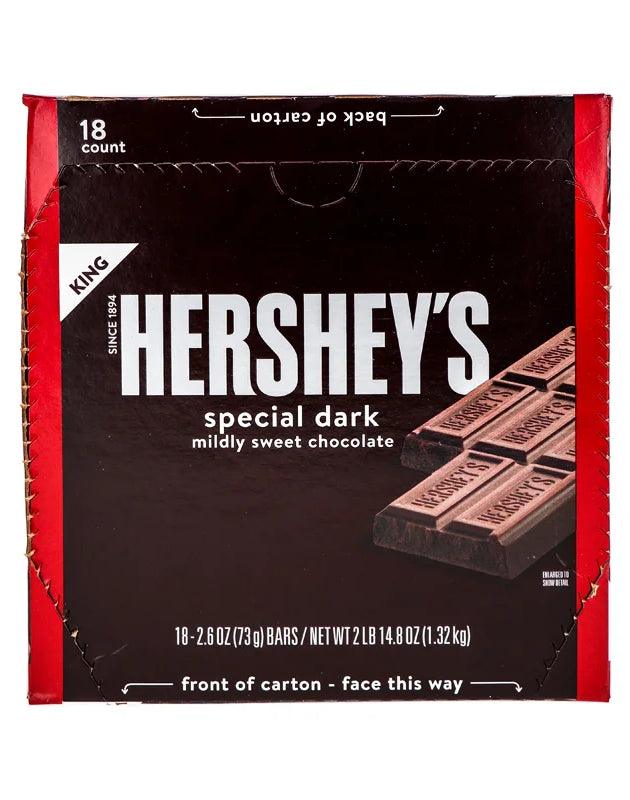 Hershey King Size Special Dark Candy Bar 18ct/2.6oz image 0