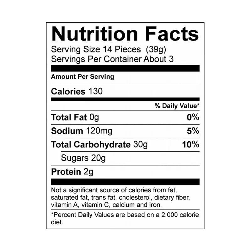 Sathers 2/$2 Cherry Sour Candy 12 Count - 4.25 oz image 1