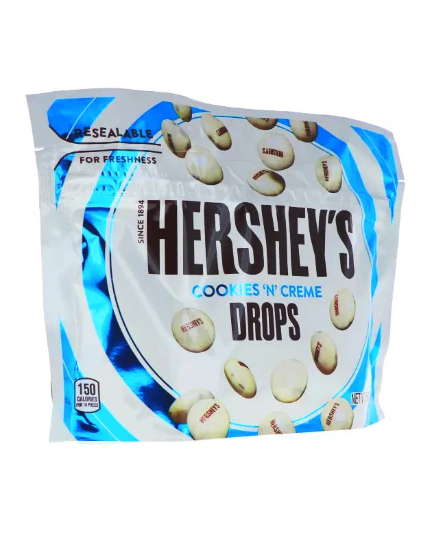 Hershey's Cookies 'n' Creme Drops Pouch 7.6 oz image 0