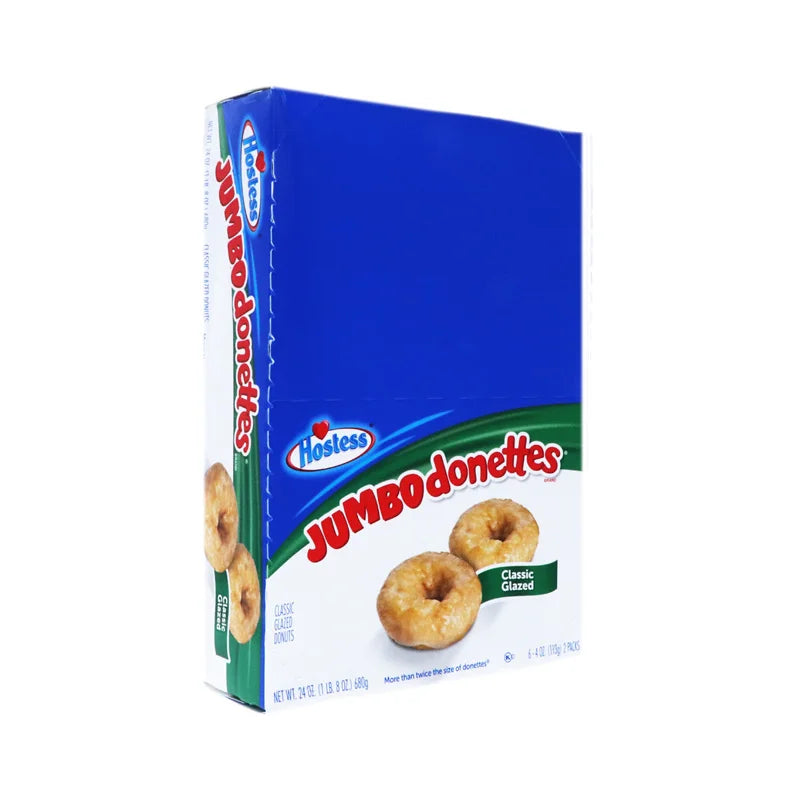 Hostess Jumbo Donettes Classic Glazed 6 Count - 4 oz image 1