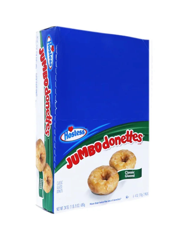 Hostess Jumbo Donettes Classic Glazed 6 Count - 4 oz image 0