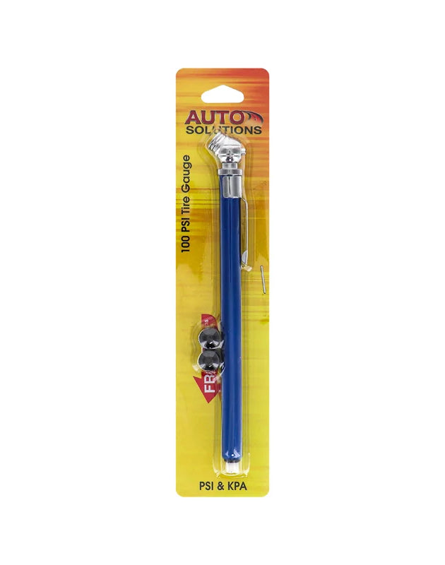 Auto Solutions Tire Gauge 100 PSI - 1 Count Only image 0