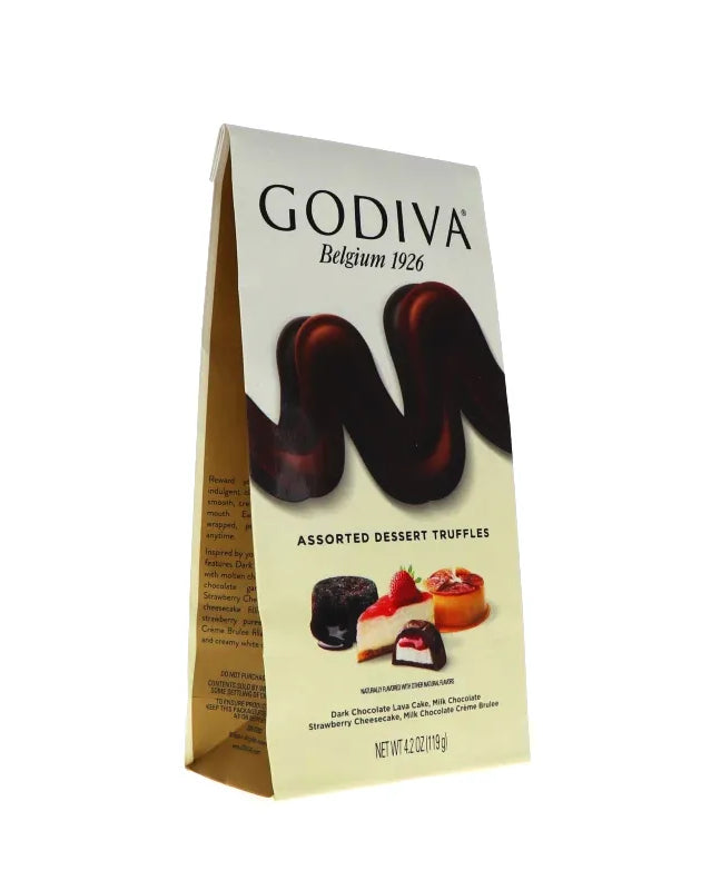 Godiva Assorted Dessert Truffles Bag 4.2 oz image 0