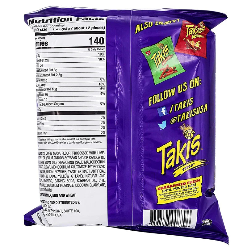 Barcel Takis Fuego 20 Count - 4 oz image 1