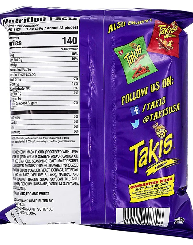 Barcel Takis Fuego 20 Count - 4 oz image 0