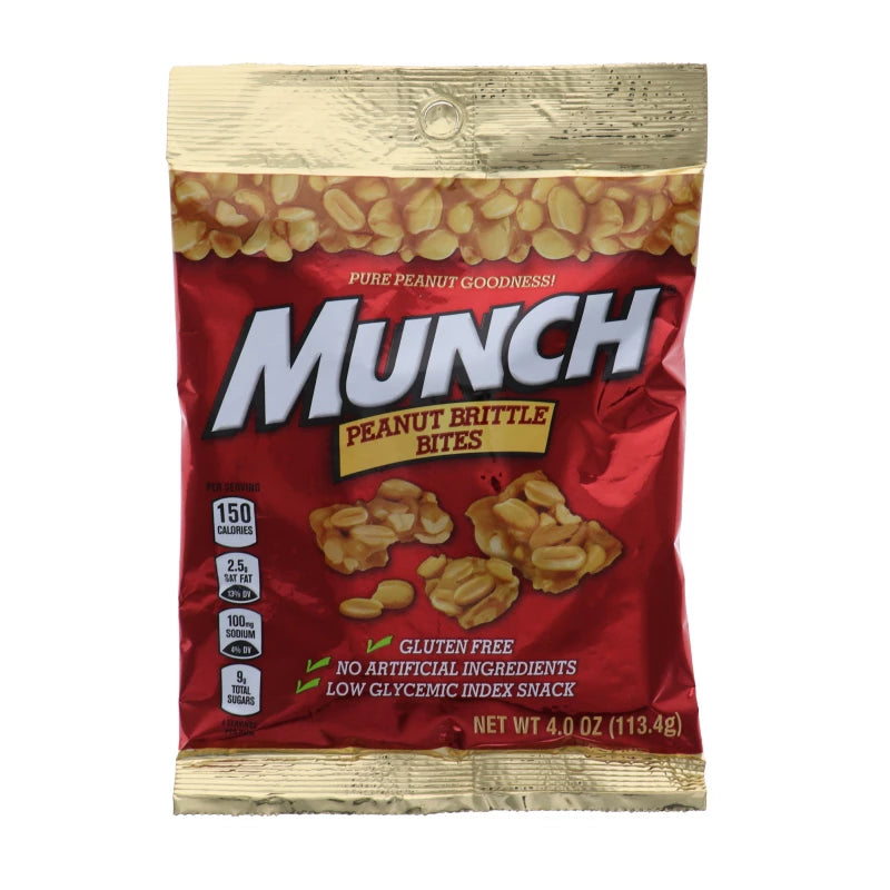 Munch Peanut Brittle Bites 12 Count - 4.0 oz image 0