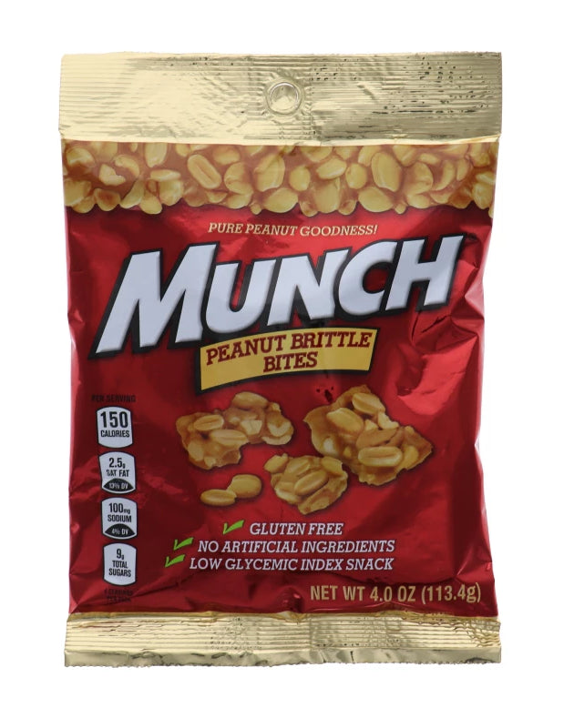 Munch Peanut Brittle Bites 12 Count - 4.0 oz image 0