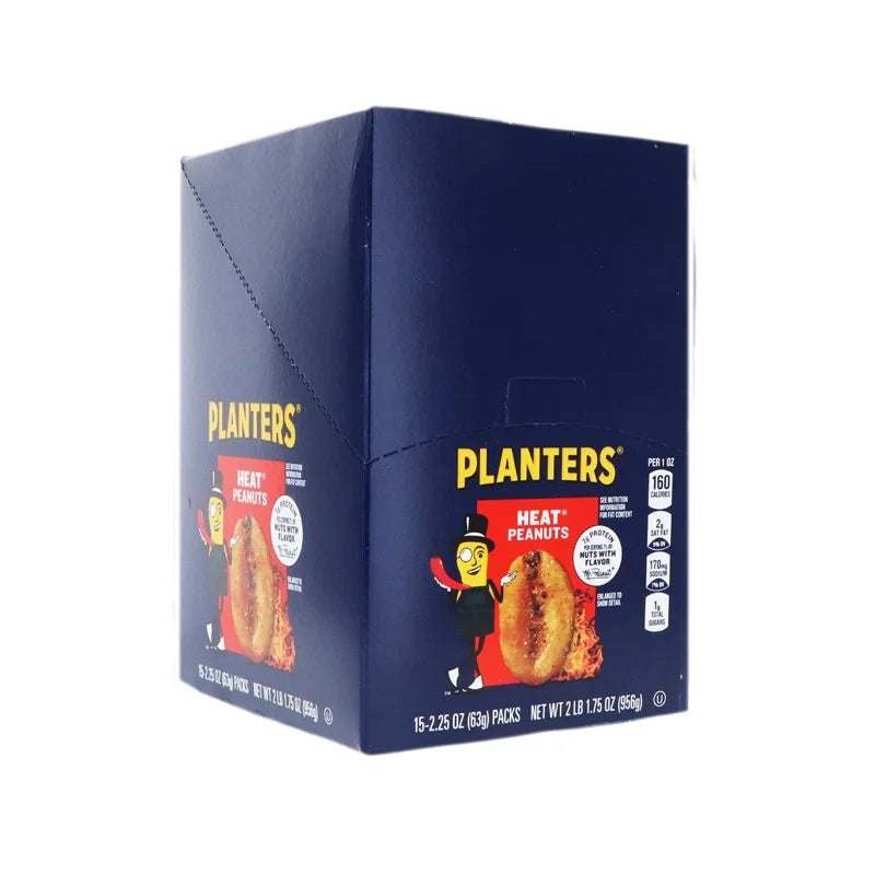 Planters Heat Peanuts Tube 15 Count - 2.25 oz image 1