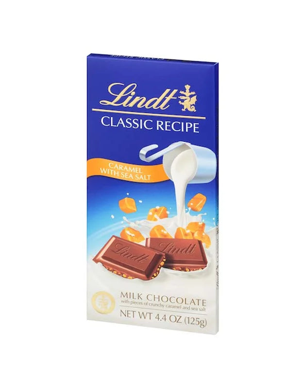 Lindt Milk Chocolate Caramel With Sea Salt - 4.4 oz image 0