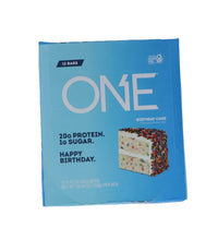 ONE Protein Birthday Cake  Bars 12 Count - 2.12 oz image 0