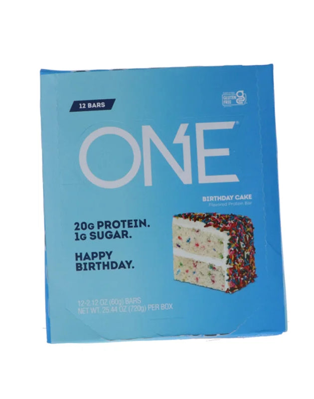 ONE Protein Birthday Cake  Bars 12 Count - 2.12 oz image 0