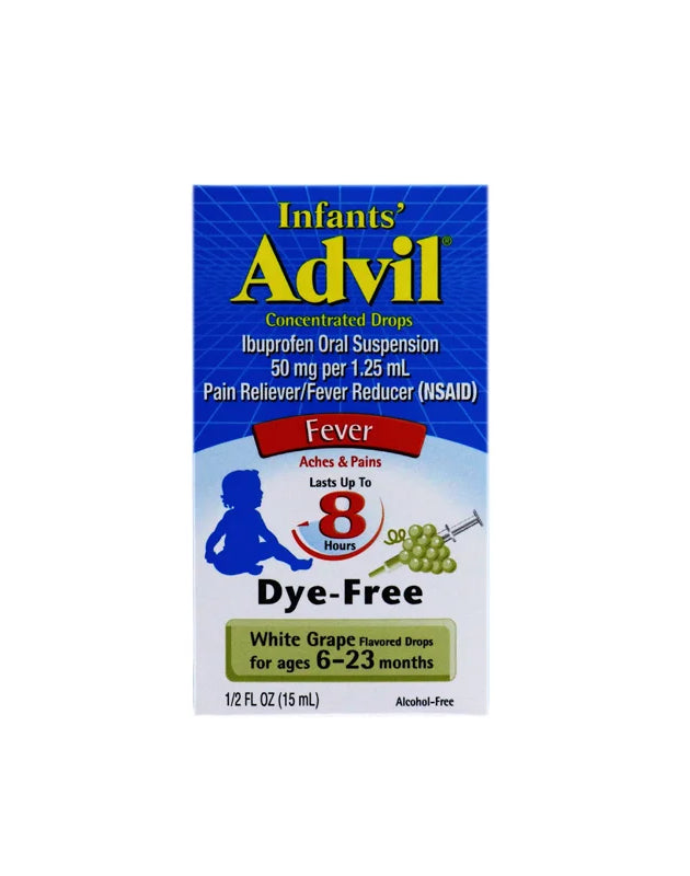 Advil Infant White Grape Drops 0.5 oz image 0