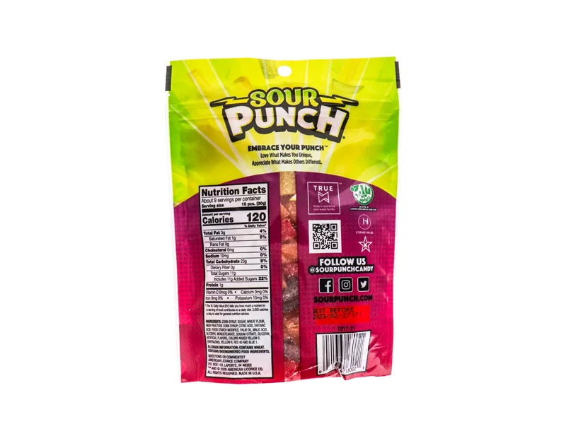 Sour Punch Bite Fan Favorite Pouch - 9 oz image 1