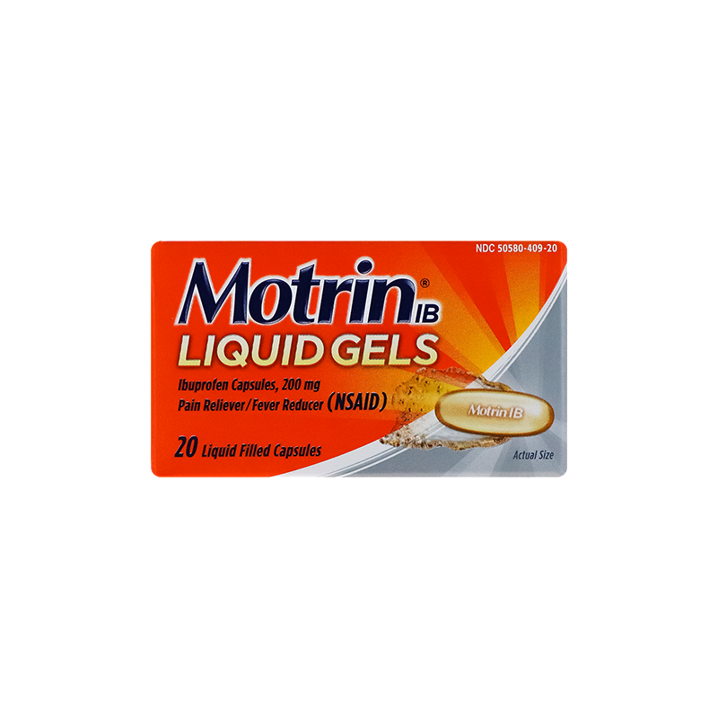 Motrin IB Liquid Gels - 20 Count image 0