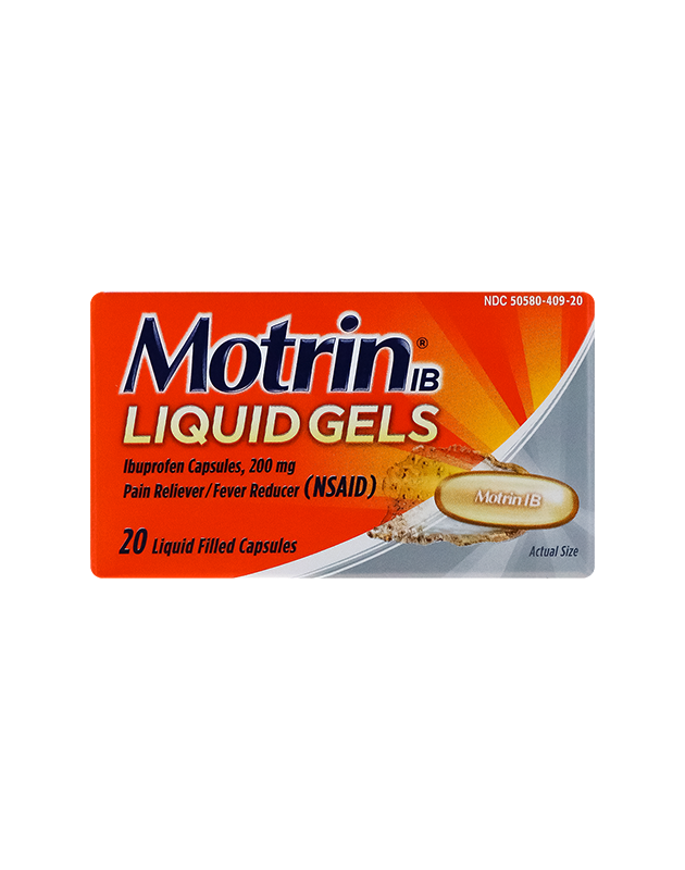 Motrin IB Liquid Gels - 20 Count image 0
