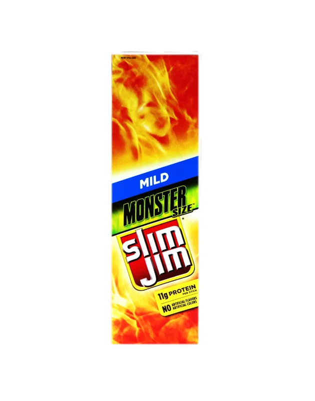 Slim Jim Monster Mild Smoked Meat Snack Sticks 18 Count - 1.94 oz image 0