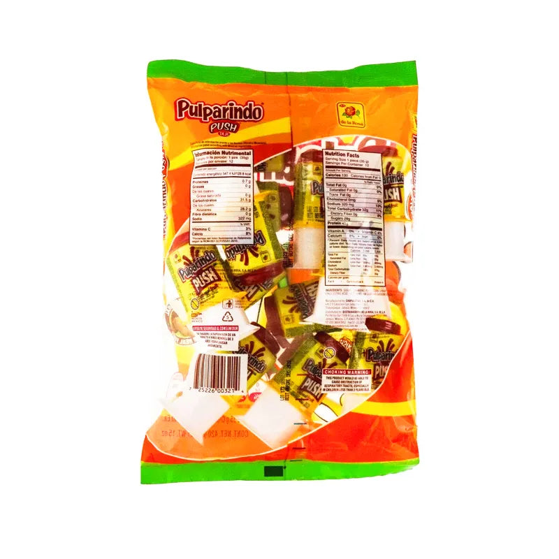 De La Rosa Pulparindo Tamarindo Push Hot Bag 12 Count - 1.25 oz image 1