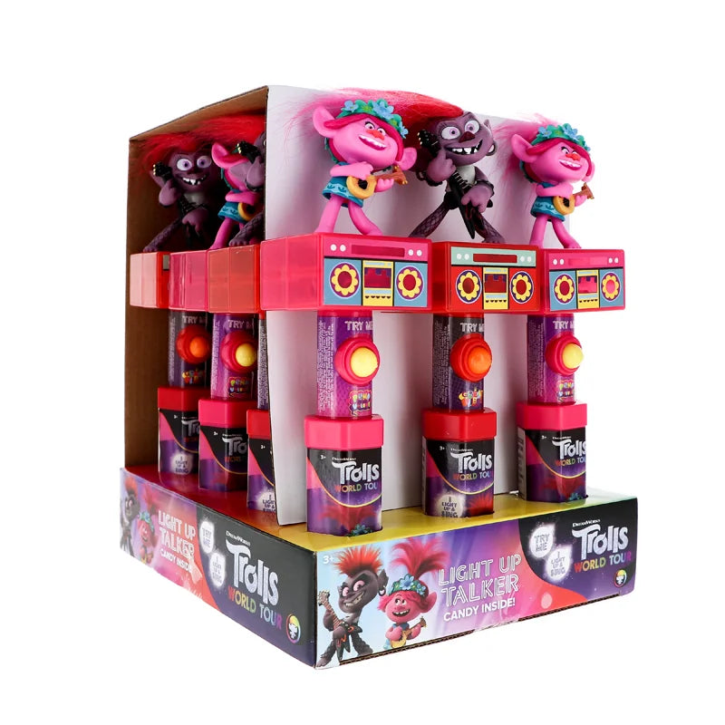 Candy Rific Trolls Light & Sound Wand 12 Count - 0.53 oz image 1