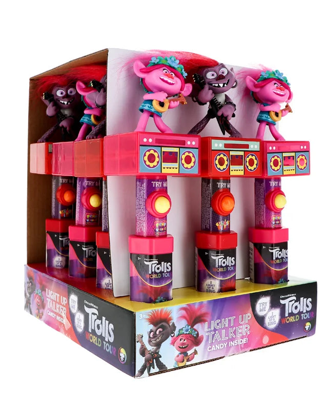 Candy Rific Trolls Light & Sound Wand 12 Count - 0.53 oz image 0