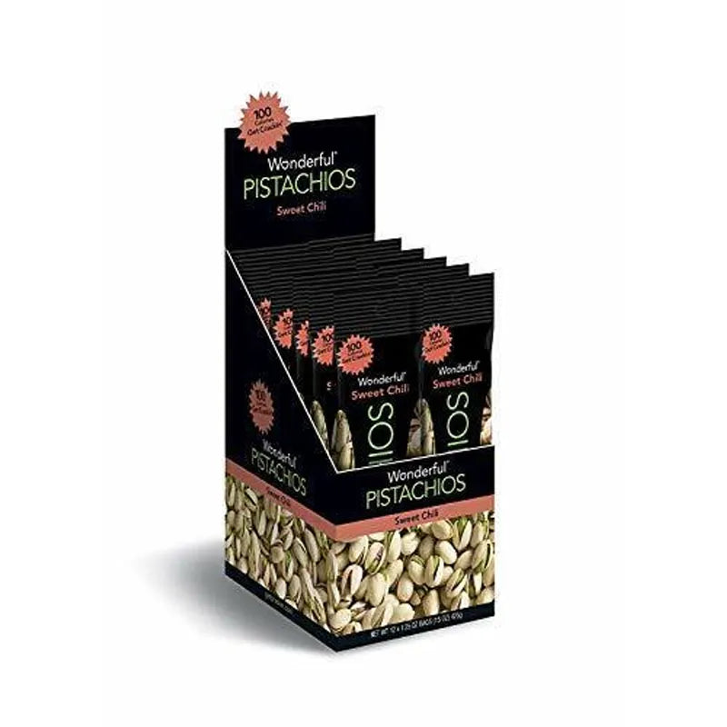 Wonderful Sweet Chilli Pistachio - Tube 12 Count - 1.25 oz image 0
