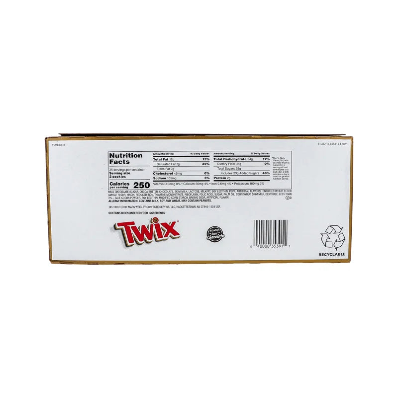 Twix Caramel Original Cookie Candy 36/1.79oz image 1