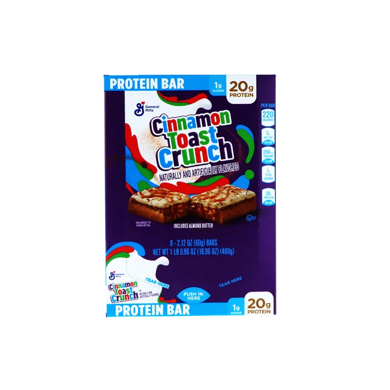 General Mills Cinnamon Toast Crunch Protein Bar 8 Count - 2.12 oz image 0