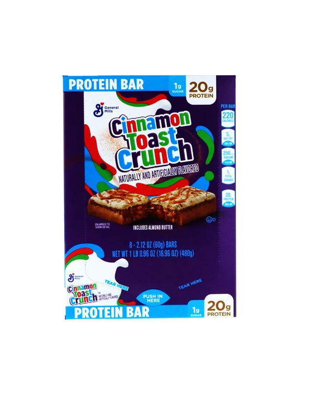 General Mills Cinnamon Toast Crunch Protein Bar 8 Count - 2.12 oz image 0