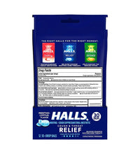 Halls Cough Drops Mentho Lyptus Flavored - Bag 30 Drops image 1