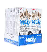 Glico Pocky Cookies & Cream Covered Biscuit Stick 10 Count - 1.41 oz image 1