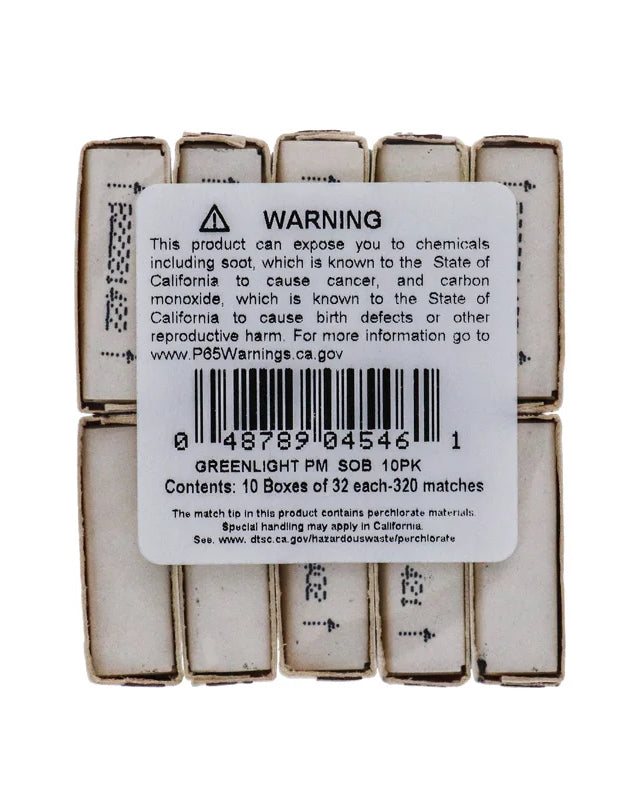 Diamond Green Light Strike Mini Matches 10 box - (Pack of 1) image 0