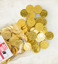 JUST BOX IN Gold Coins Milk Chocolate Candy | 1 Pound Bag | Individually Wrapped image 1