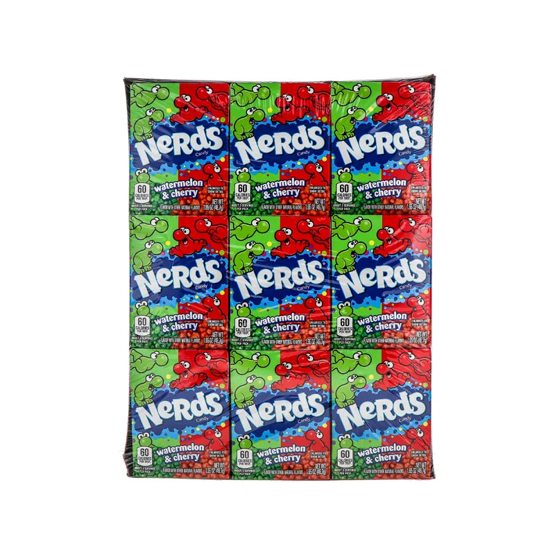 Nerds Wild Cherry & Watermelon Candy Box 36/1.65oz image 0