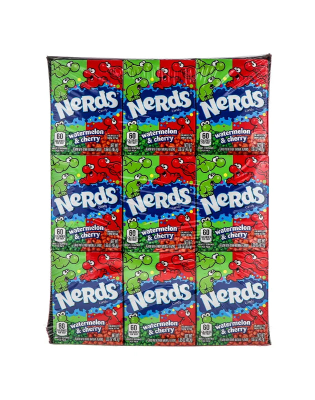 Nerds Wild Cherry & Watermelon Candy Box 36/1.65oz image 0