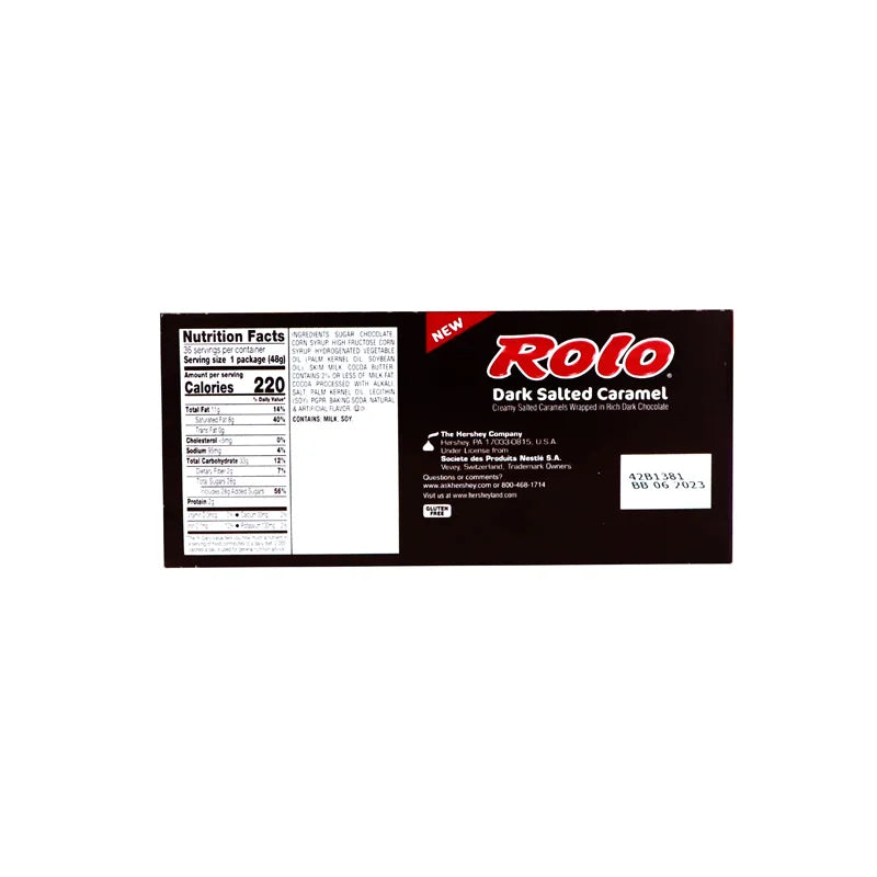 Rolo Creamy Salted Caramels in Rich Dark Chocolate 36 Count - 1.7 oz image 1