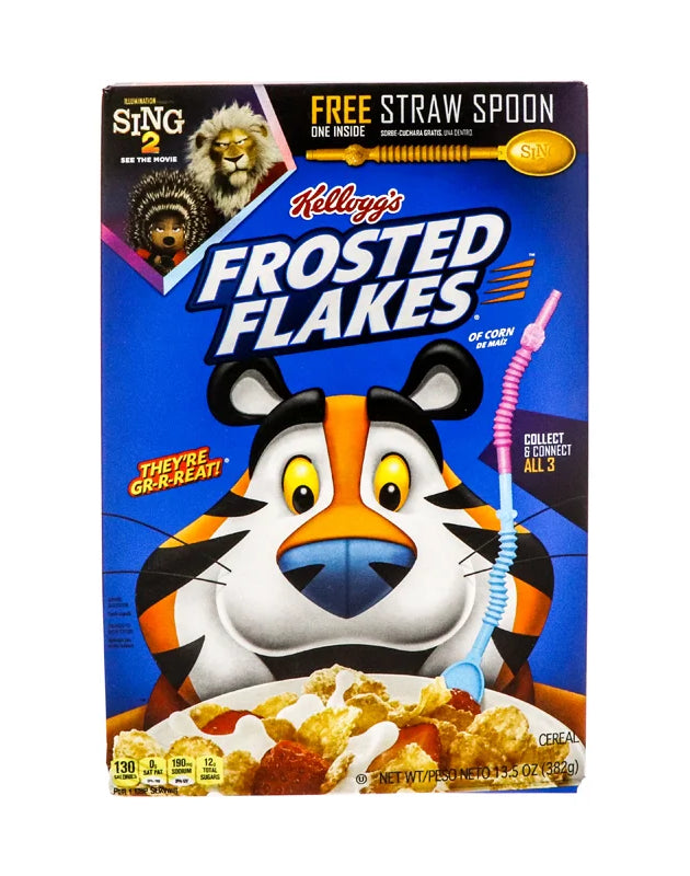 Kellogg's Frosted Flakes Breakfast Cereal Box 13.5 oz image 0