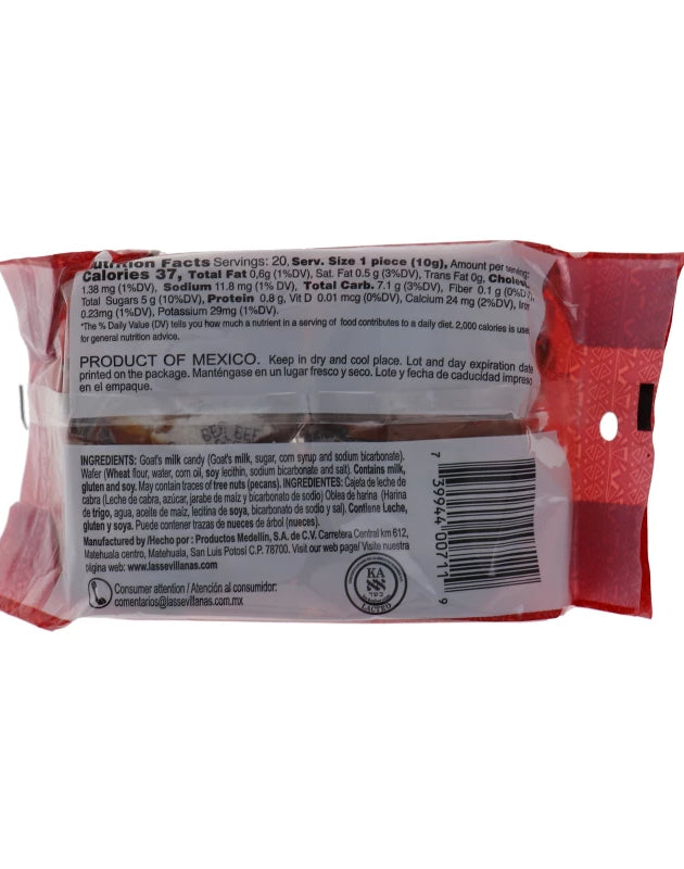 Las Sevillanas Obleas Mini Wafers with Goat Milk Candy 20 Count image 0