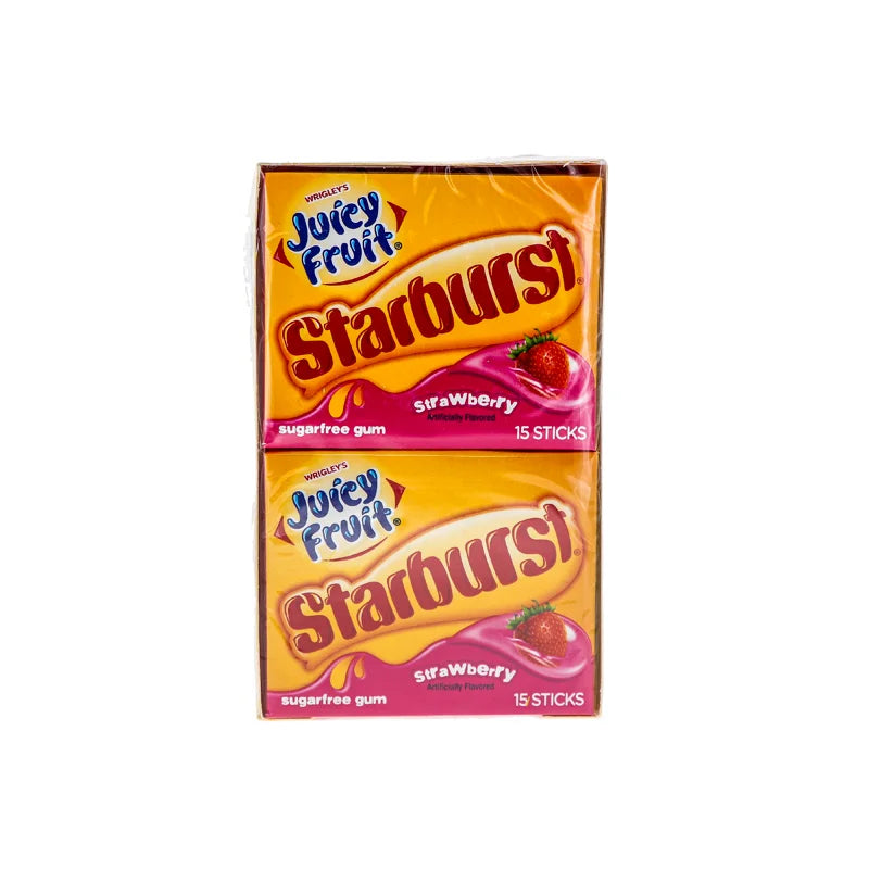 Wrigley's 5 Strawberry Flood Sugarfree Gum 10 Count - 15 Pieces image 0