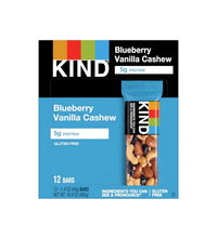 Kind Fruit & Nut Blueberry Vanilla & Cashew 12 Count - 1.4 oz image 0