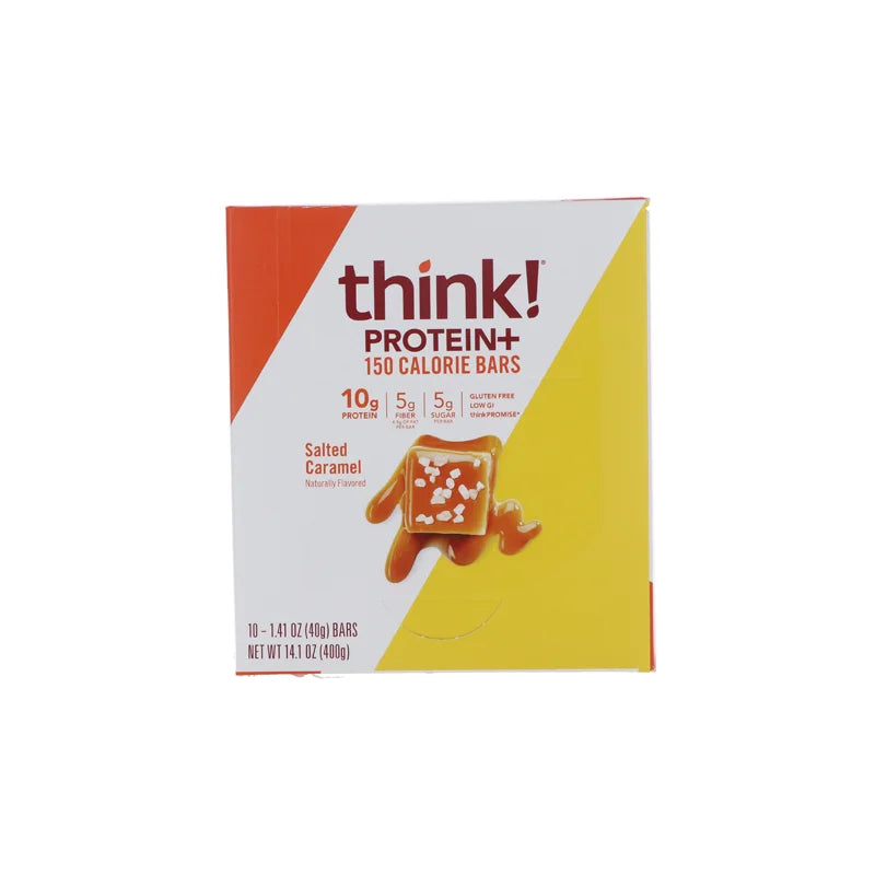Think! Lean Protein Fiber Salted Caramel 10 Count - 1.41 oz image 0