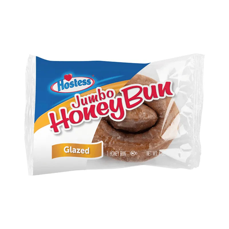 Hostess Jumbo Honey Bun Iced 6 Count - 4.75 oz image 1