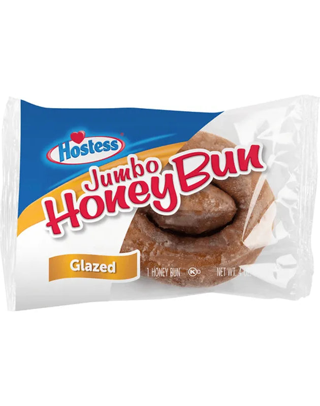 Hostess Jumbo Honey Bun Iced 6 Count - 4.75 oz image 0