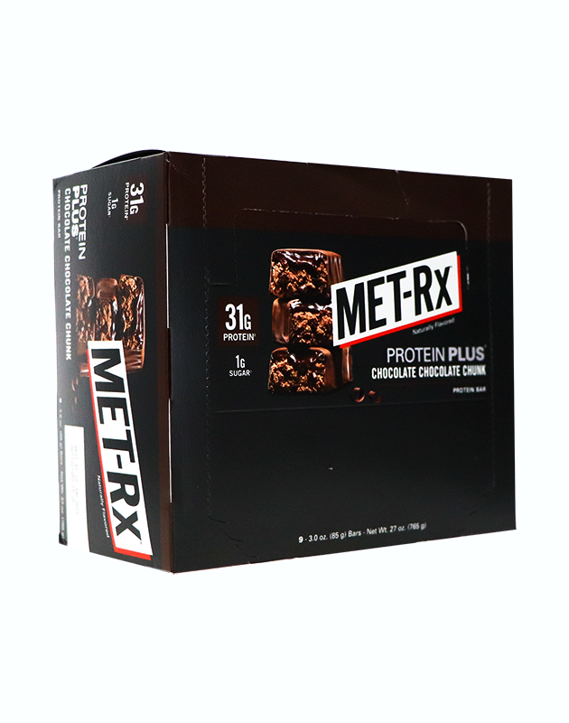 Met-Rx Protein Plus Chocolate Chocolate Chunk 9 Count - 3 oz image 0