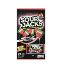 Sour Jacks Watermelon Soft & Chewy Sour Candies Bag 24 Count - 2 oz image 0