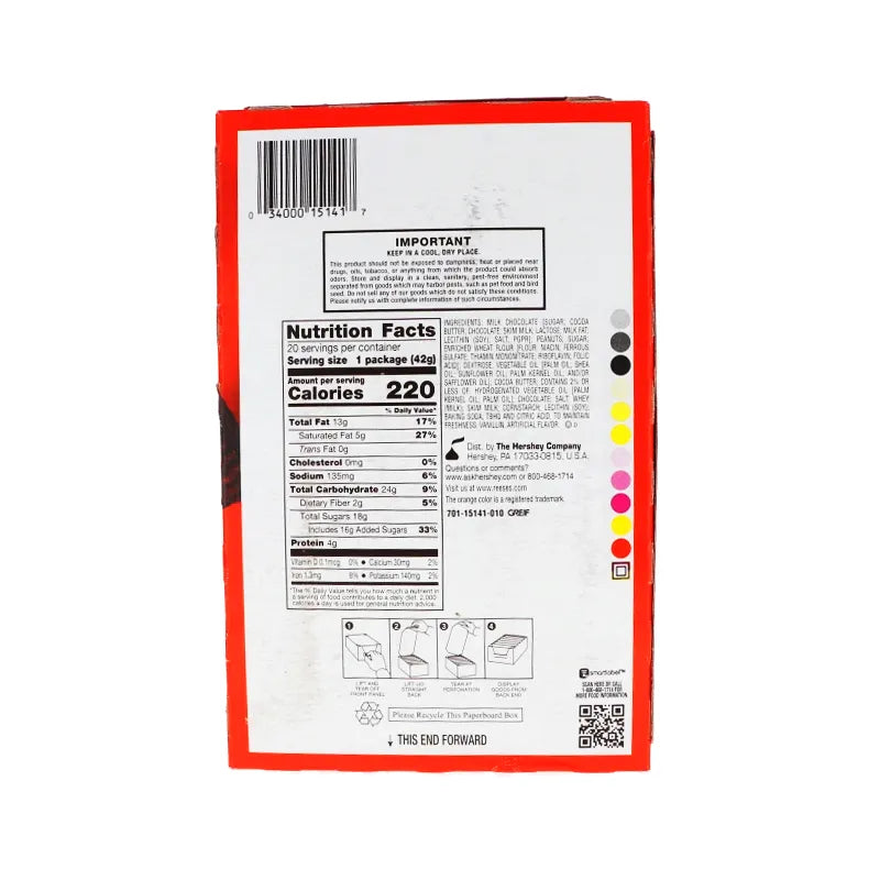 Reeses Peanut Butter Sticks 20 Count - 1.5 oz image 2